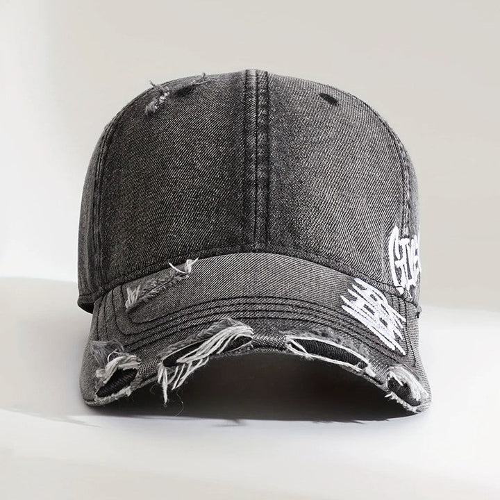 Auria Never Give Up Denim Cap