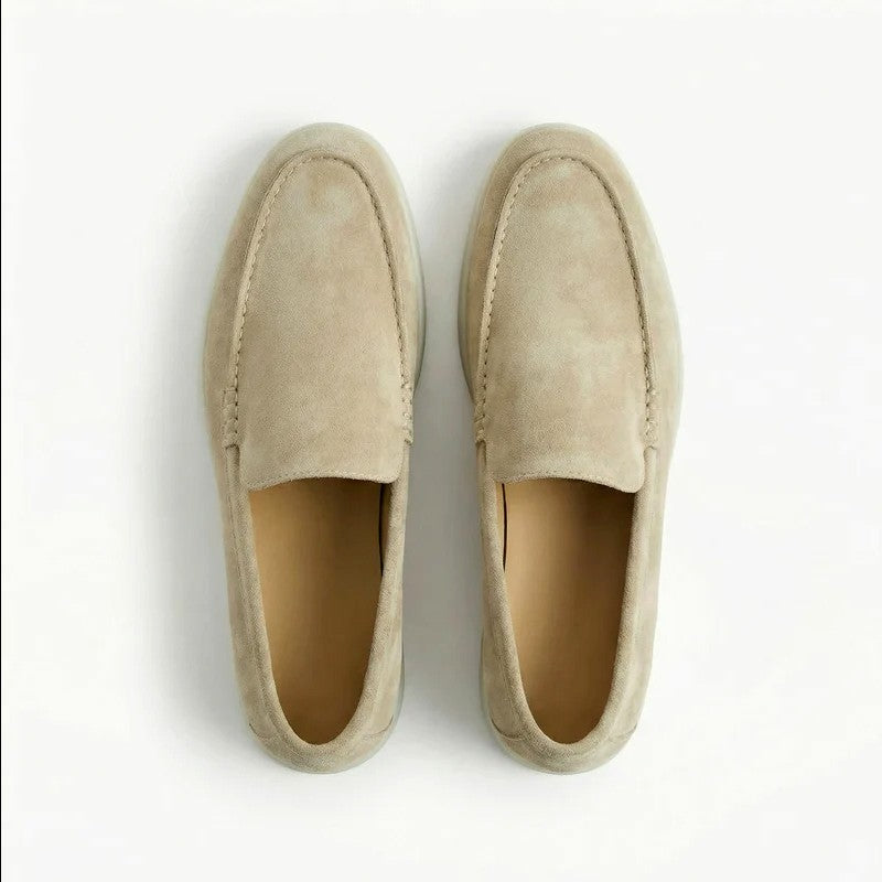 Dominic - Suede Slip On Comfort Footwear Loafers