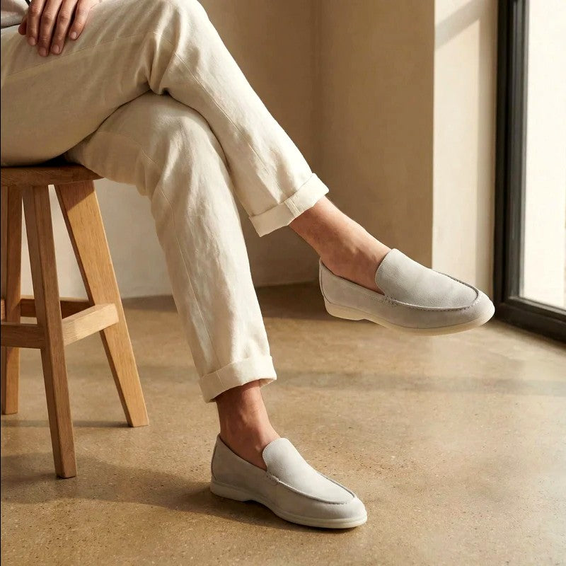 Dominic - Suede Slip On Comfort Footwear Loafers