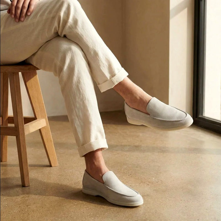 Dominic - Suede Slip On Comfort Footwear Loafers