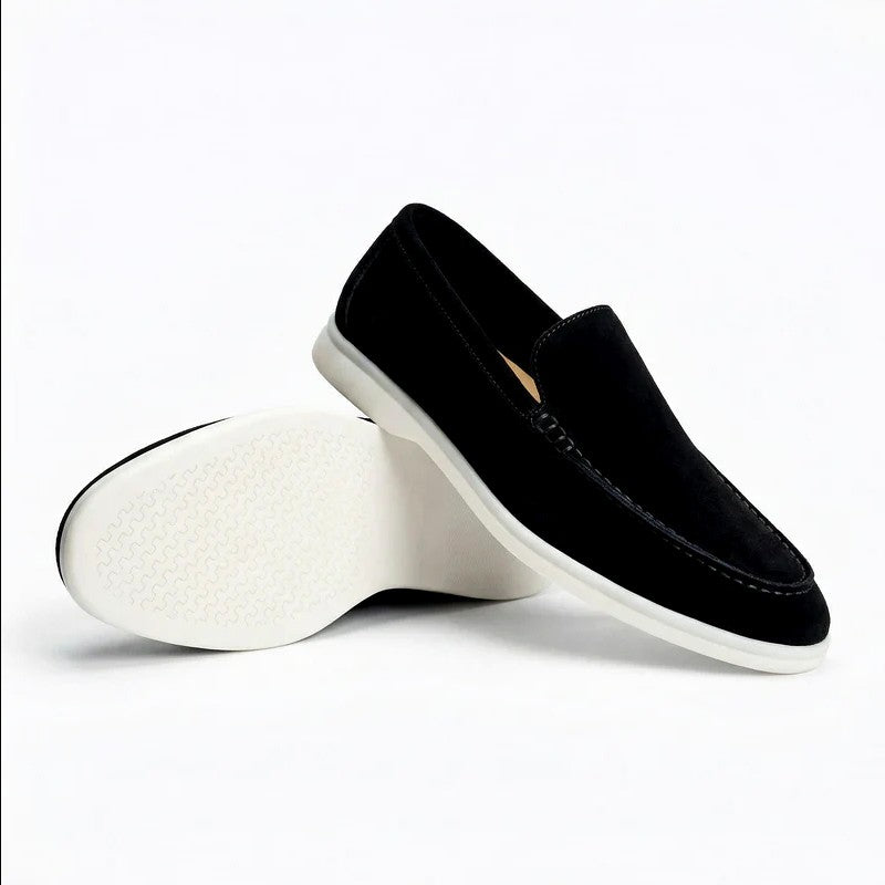 Dominic - Suede Slip On Comfort Footwear Loafers