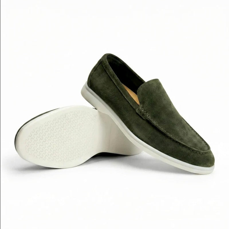 Dominic - Suede Slip On Comfort Footwear Loafers