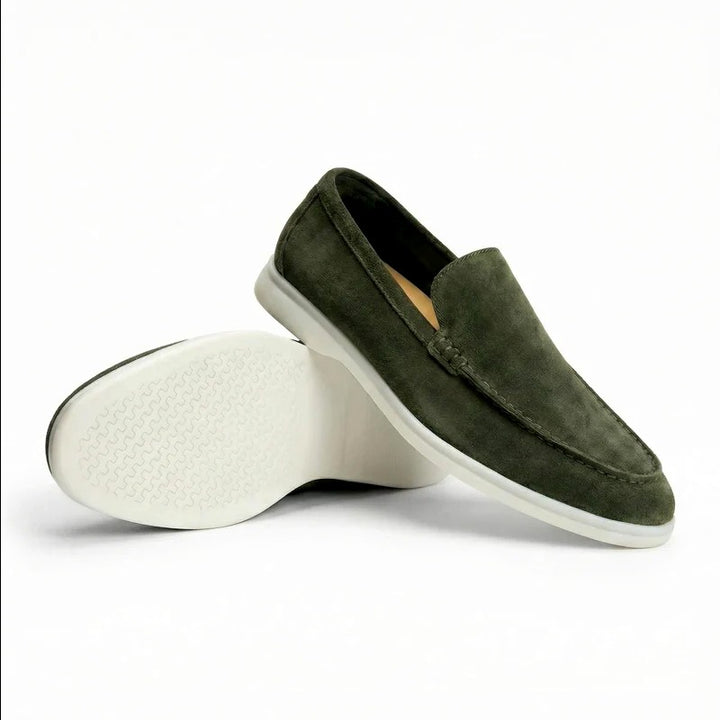 Dominic - Suede Slip On Comfort Footwear Loafers