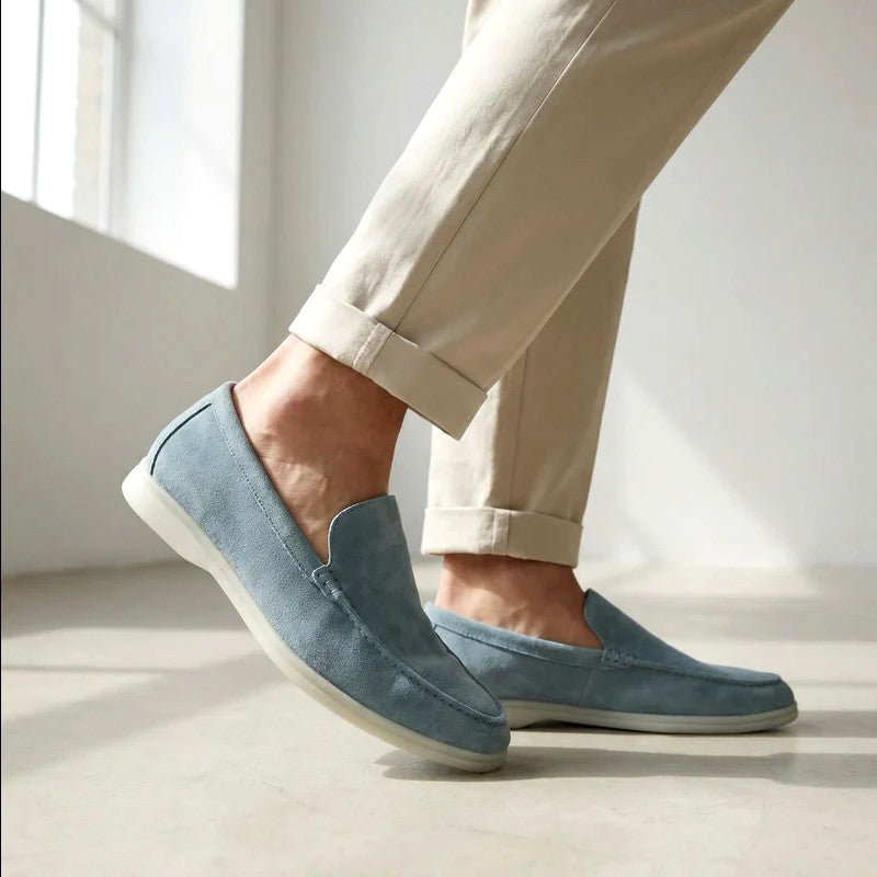 Dominic - Suede Slip On Comfort Footwear Loafers