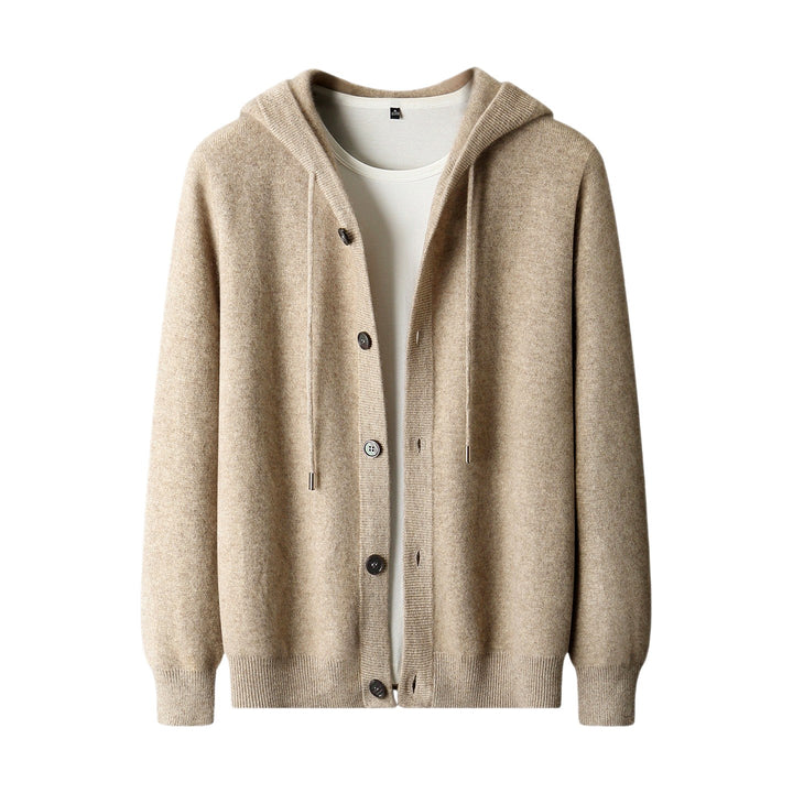 Earl - Men’s Wool Hooded Button-Up Cardigan 6