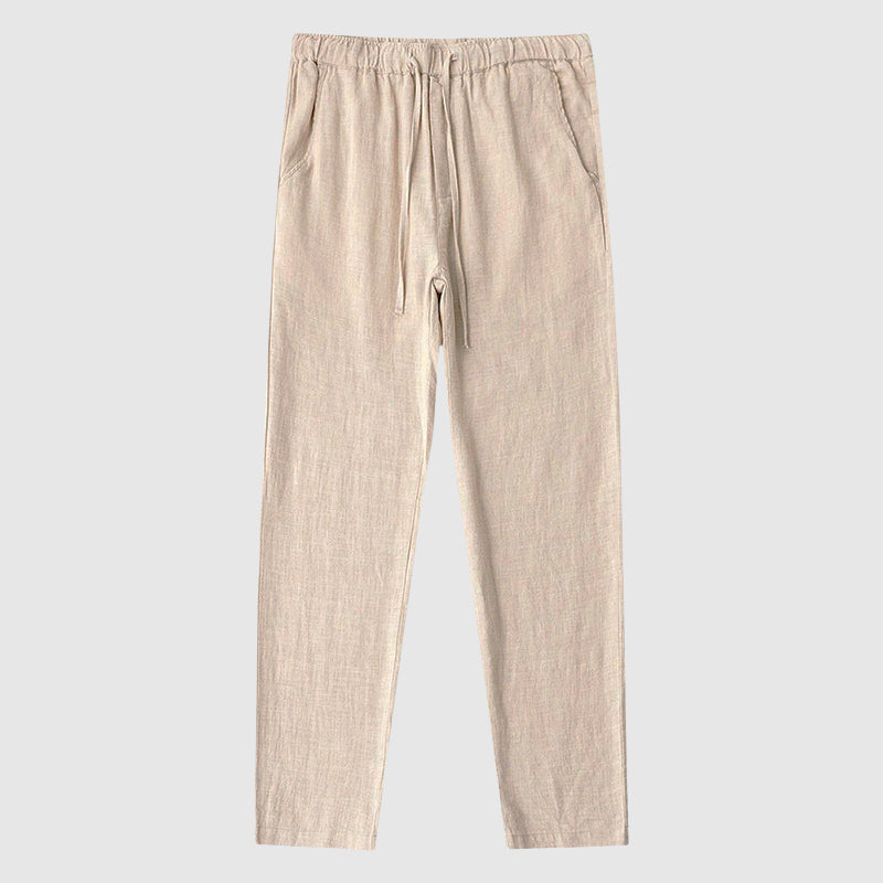 Edward Stone Ankle-Length Linen Pants