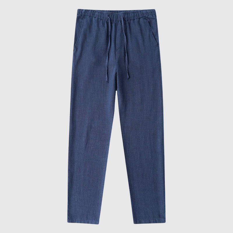 Edward Stone Ankle-Length Linen Pants