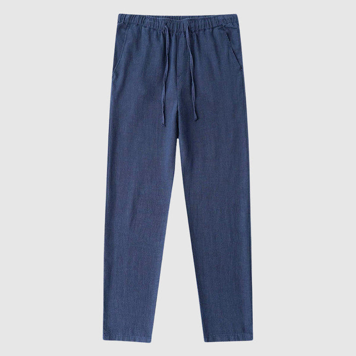 Edward Stone Ankle-Length Linen Pants