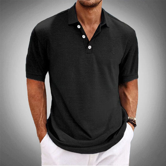 Edward Stone Button-Up Collar Polo