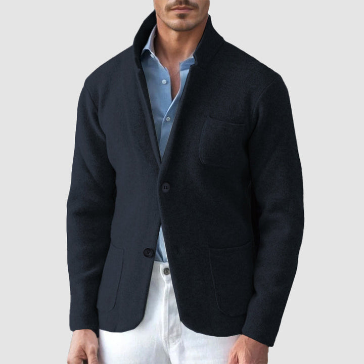 Edward Stone Button-Up Knit Jacket