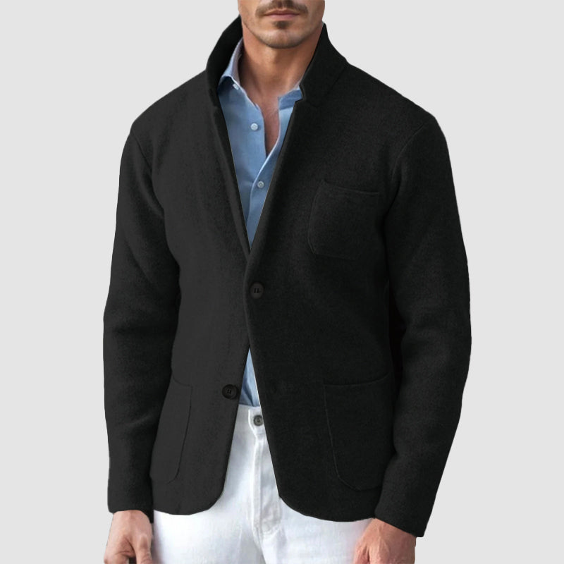 Edward Stone Button-Up Knit Jacket