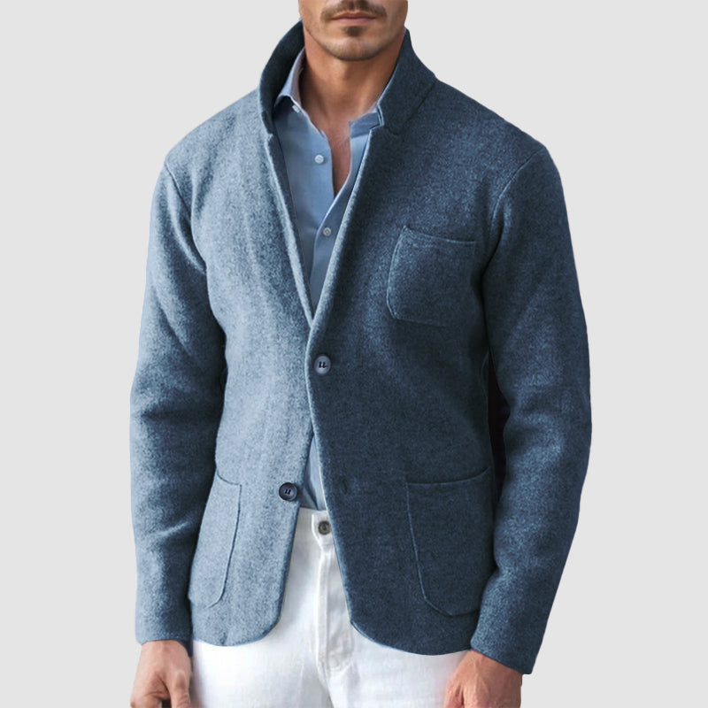 Edward Stone Button-Up Knit Jacket