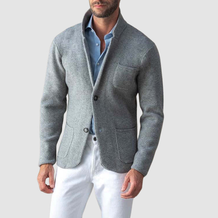 Edward Stone Button-Up Knit Jacket