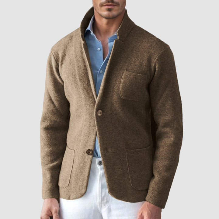 Edward Stone Button-Up Knit Jacket