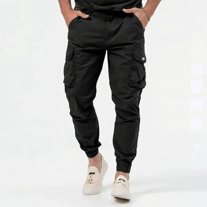 Edward Stone Cargo Pants with Elastic Cuffs