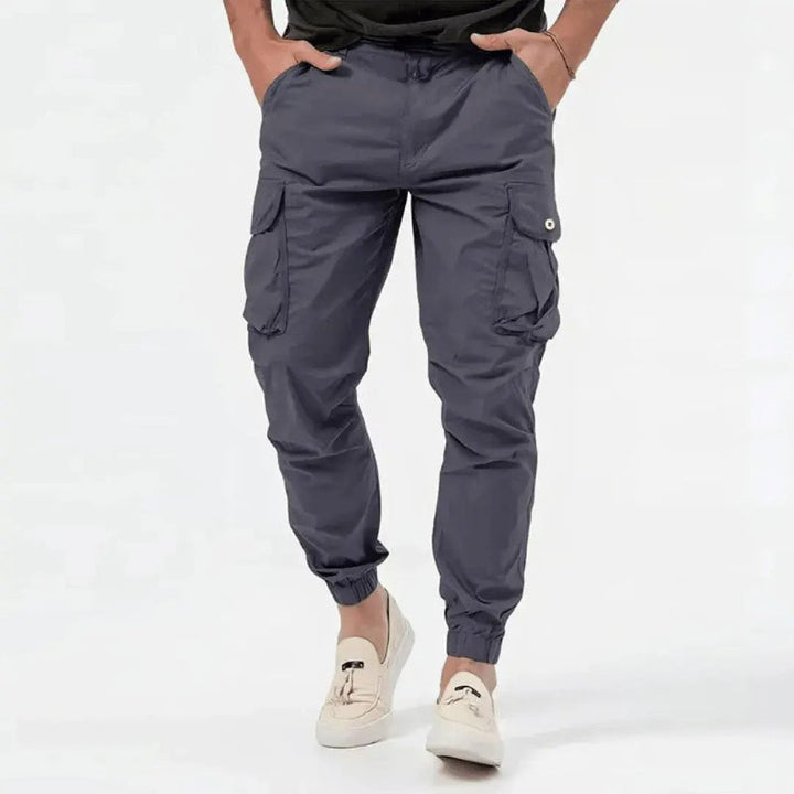 Edward Stone Cargo Pants with Elastic Cuffs