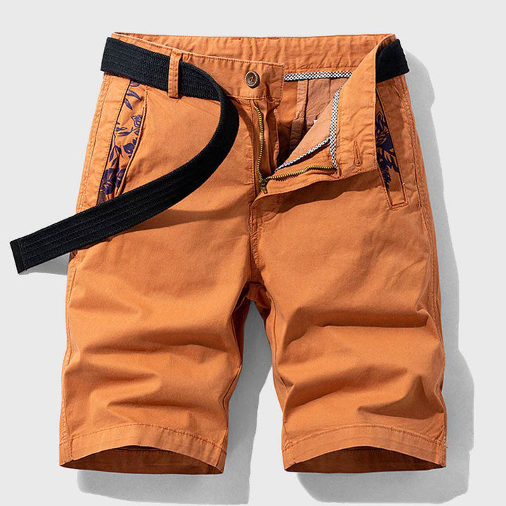 Edward Stone Casual Belted Shorts