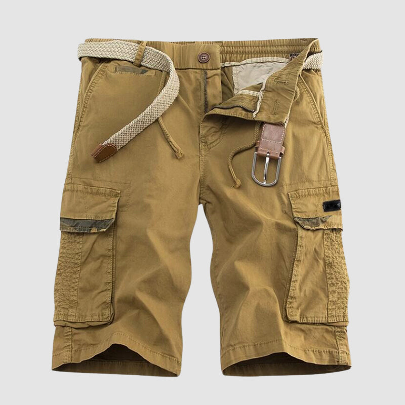 Edward Stone Classic Cargo Shorts with Belt