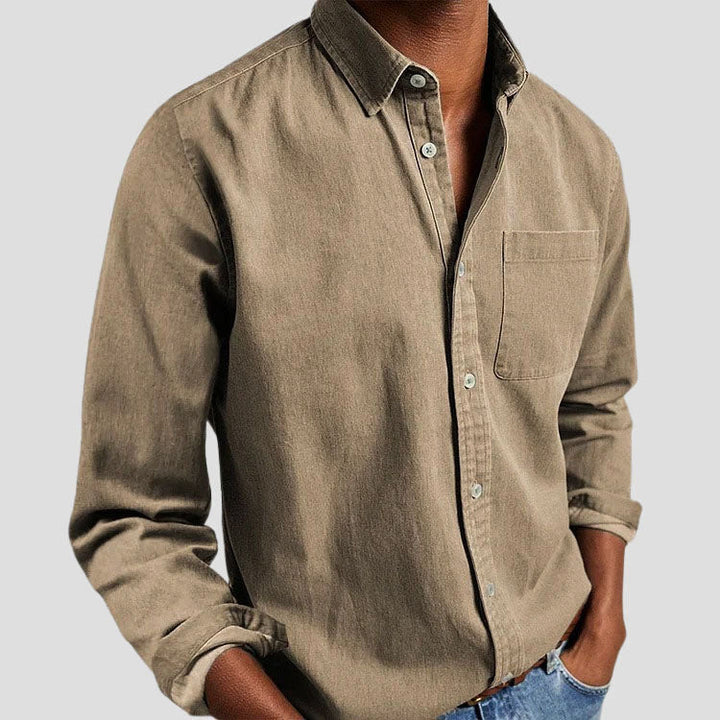 Edward Stone Cotton Button-Up Shirt