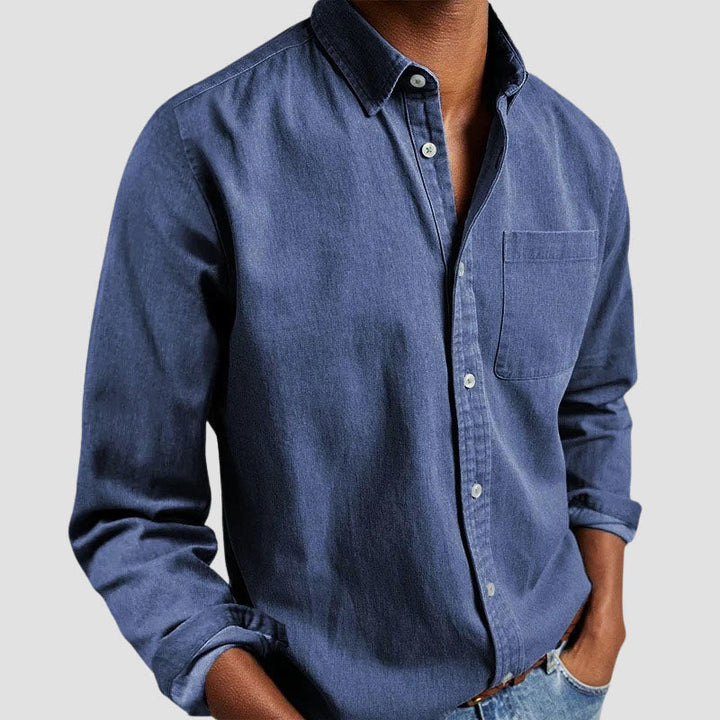 Edward Stone Cotton Button-Up Shirt