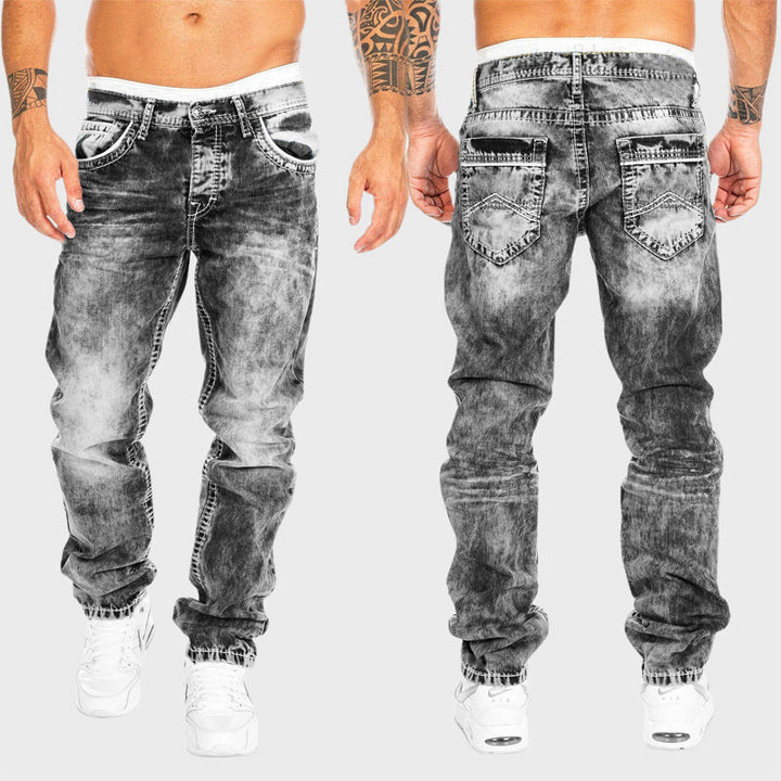 Edward Stone Faded Slim Fit Denim Jeans