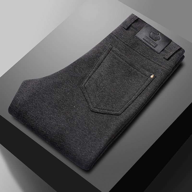 Edward Stone Herringbone Tailored Trousers