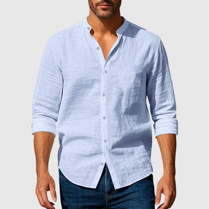 Edward Stone Linen Button-Up Shirt