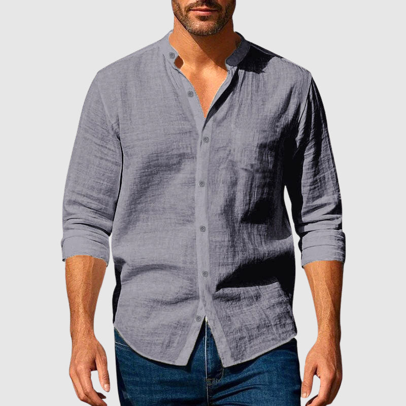 Edward Stone Linen Button-Up Shirt