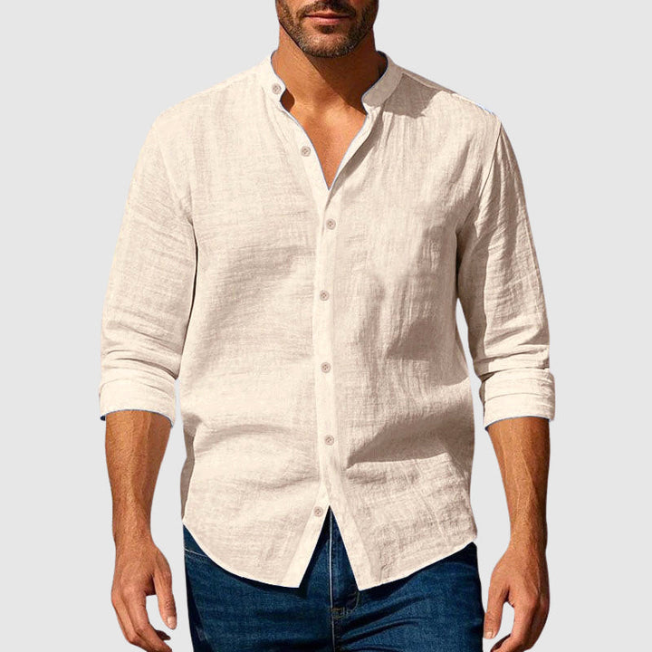 Edward Stone Linen Button-Up Shirt