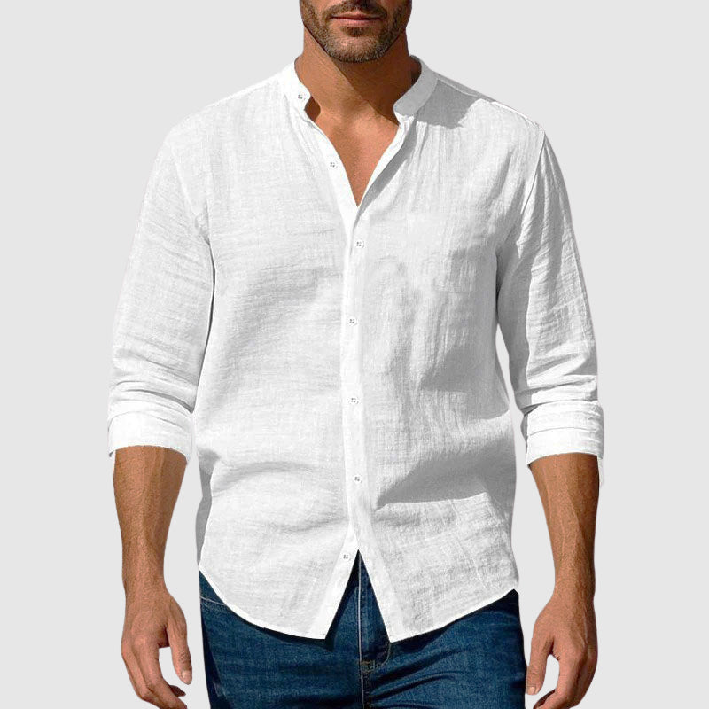 Edward Stone Linen Button-Up Shirt