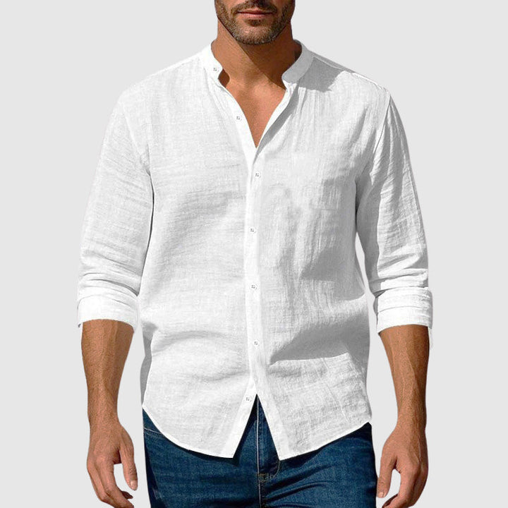 Edward Stone Linen Button-Up Shirt
