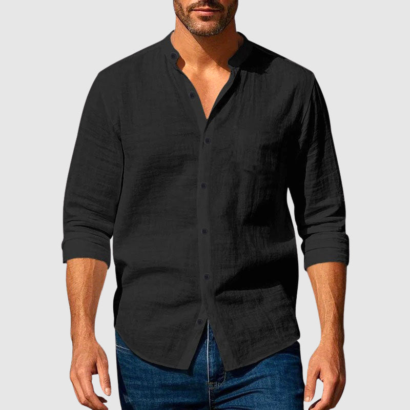 Edward Stone Linen Button-Up Shirt