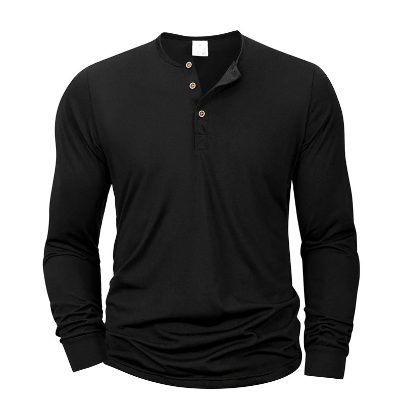 Edward Stone Long Sleeve Henley Shirt