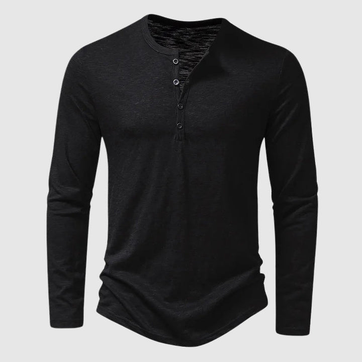 Edward Stone Long Sleeve Henley Shirt