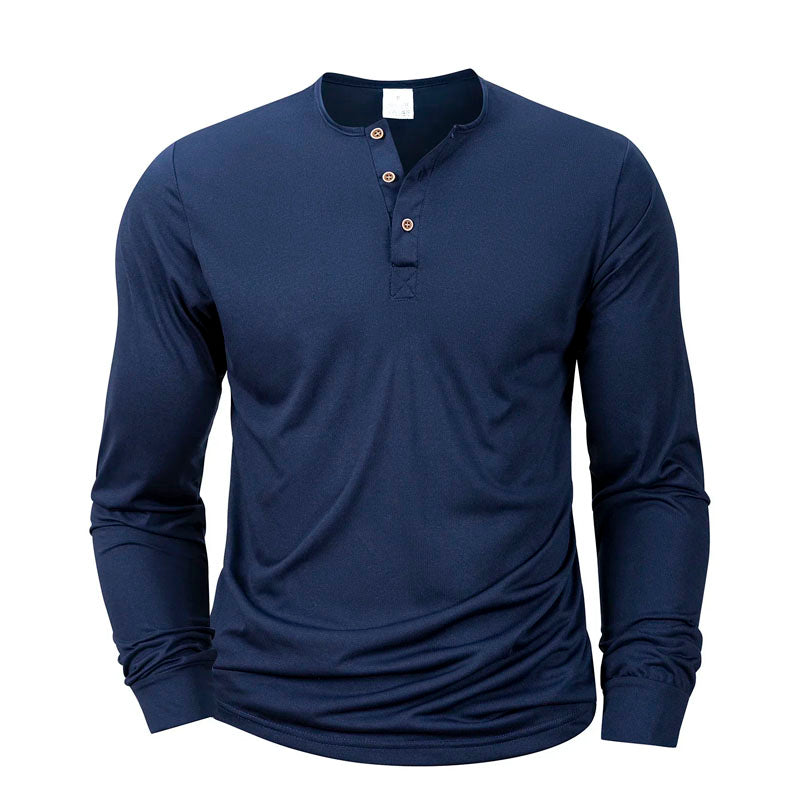 Edward Stone Long Sleeve Henley Shirt