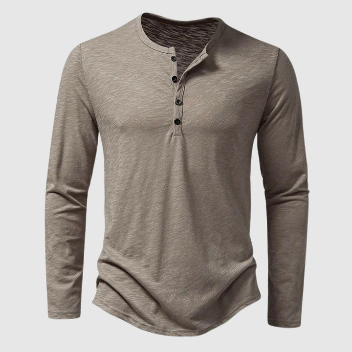 Edward Stone Long Sleeve Henley Shirt