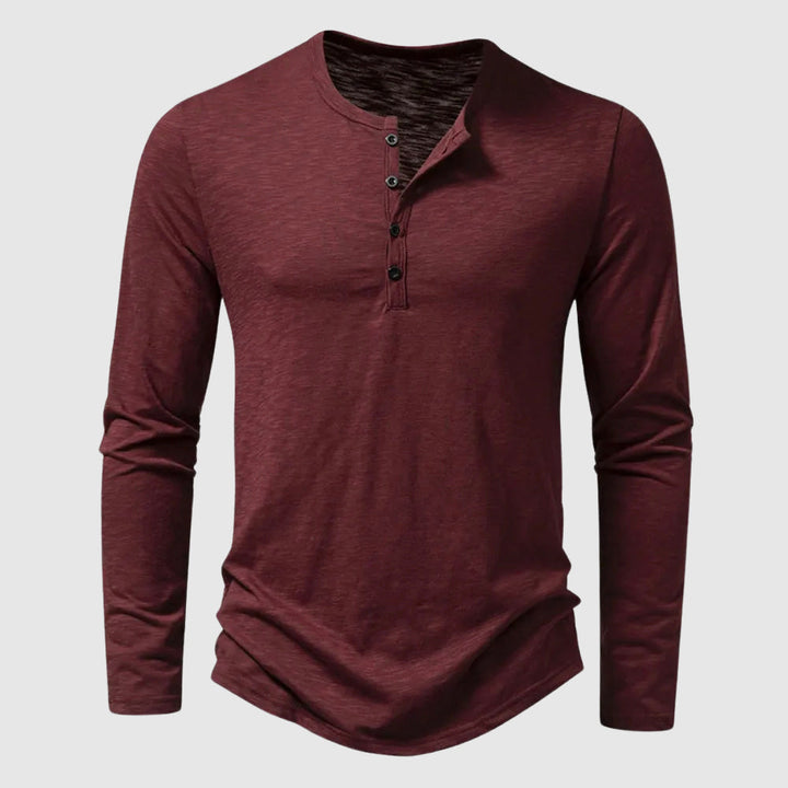 Edward Stone Long Sleeve Henley Shirt