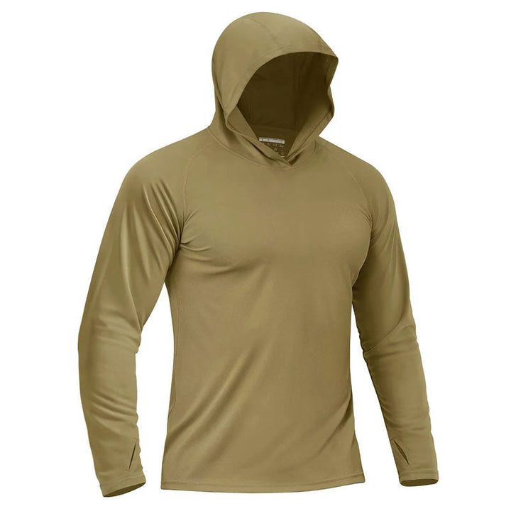 Edward Stone Long Sleeve Hooded Sports Shirt
