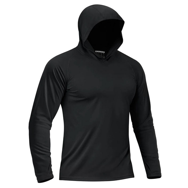 Edward Stone Long Sleeve Hooded Sports Shirt