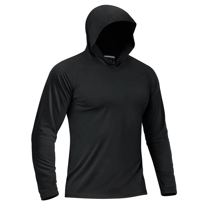 Edward Stone Long Sleeve Hooded Sports Shirt