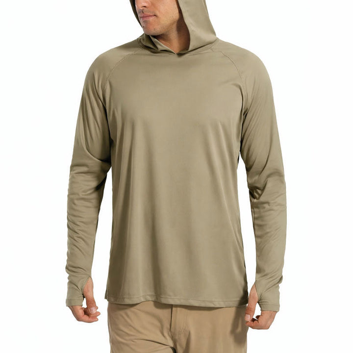 Edward Stone Long Sleeve Hooded Sports Shirt