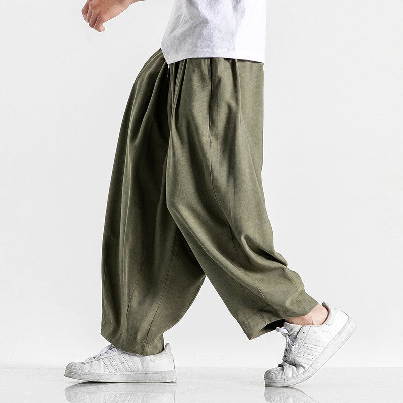 Edward Stone Loose Balloon-Leg Pants
