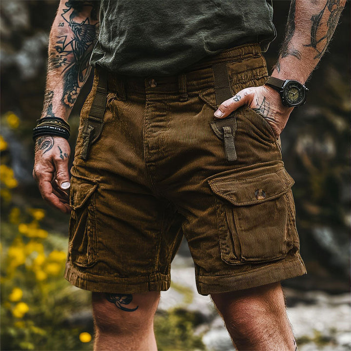 Edward Stone Outdoor Corduroy Cargo Shorts