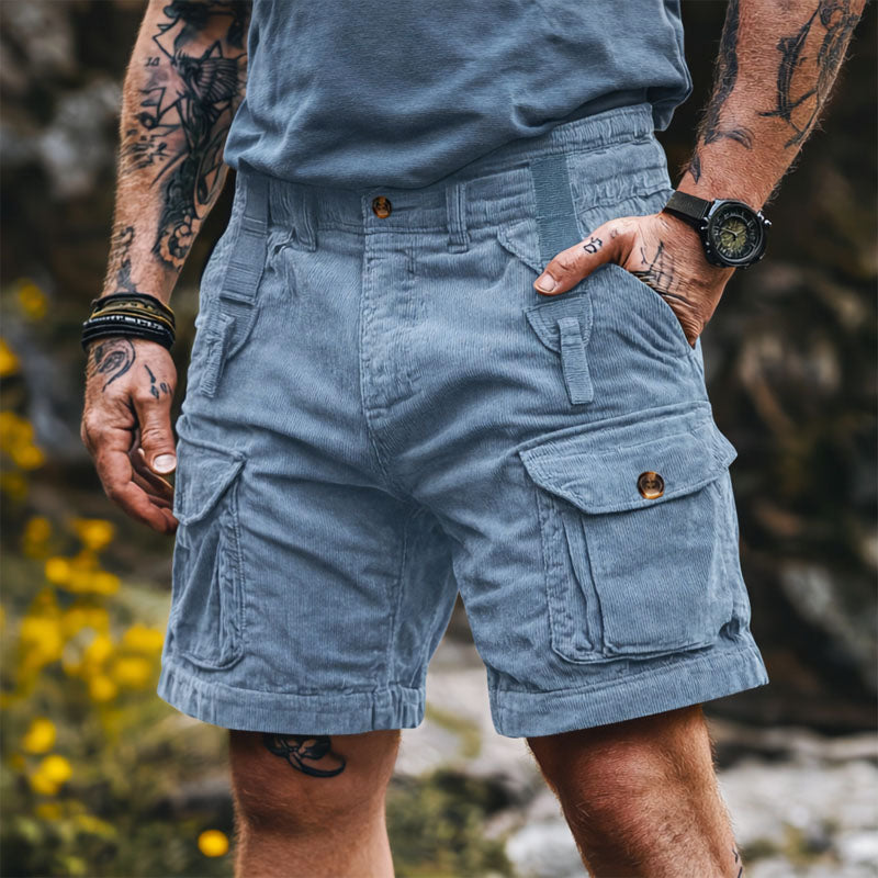 Edward Stone Outdoor Corduroy Cargo Shorts