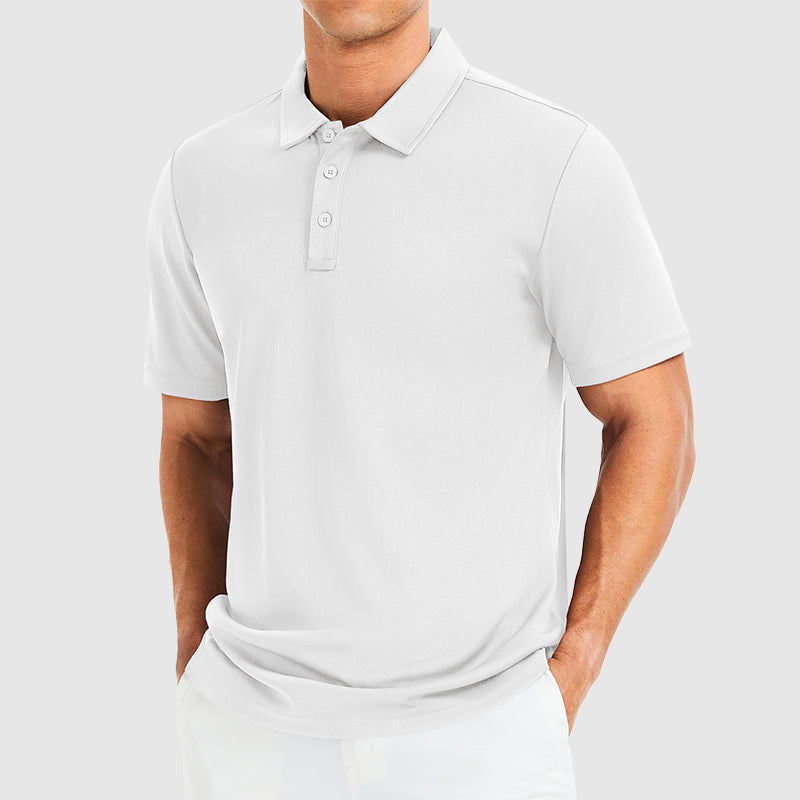 Edward Stone Polo Shirt with Three-Button Collar