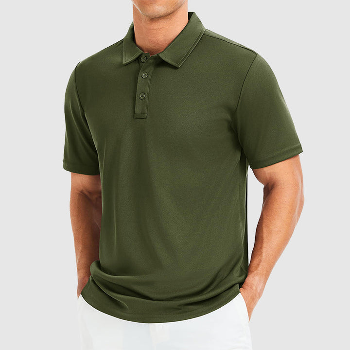 Edward Stone Polo Shirt with Three-Button Collar