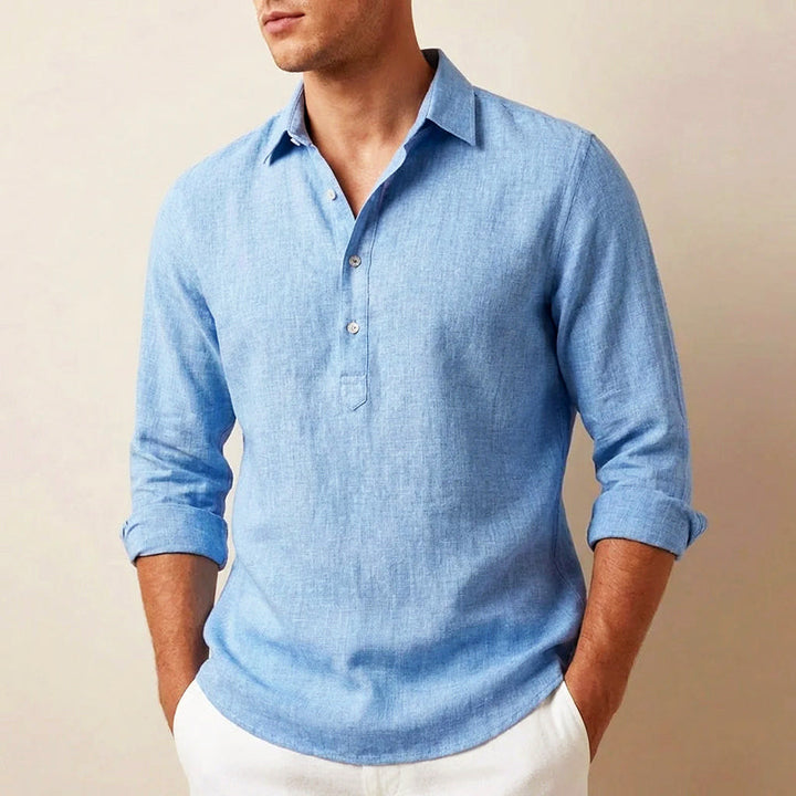 Edward Stone Popover Long Sleeve Shirt