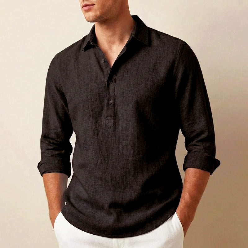 Edward Stone Popover Long Sleeve Shirt