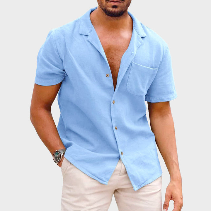 Edward Stone Relaxed Fit Short-Sleeve Shirt