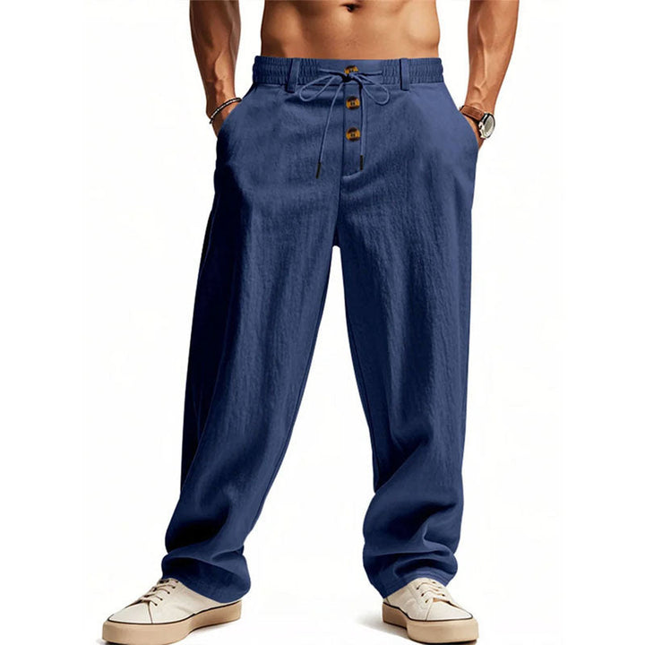 Edward Stone Relaxed Straight-Leg Pants